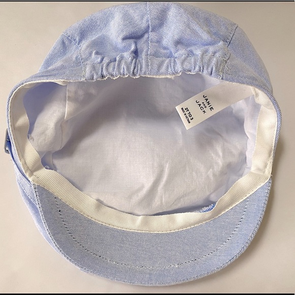 Janie & Jack  Toddler Blue Pageboy Hat - Picture 6 of 6